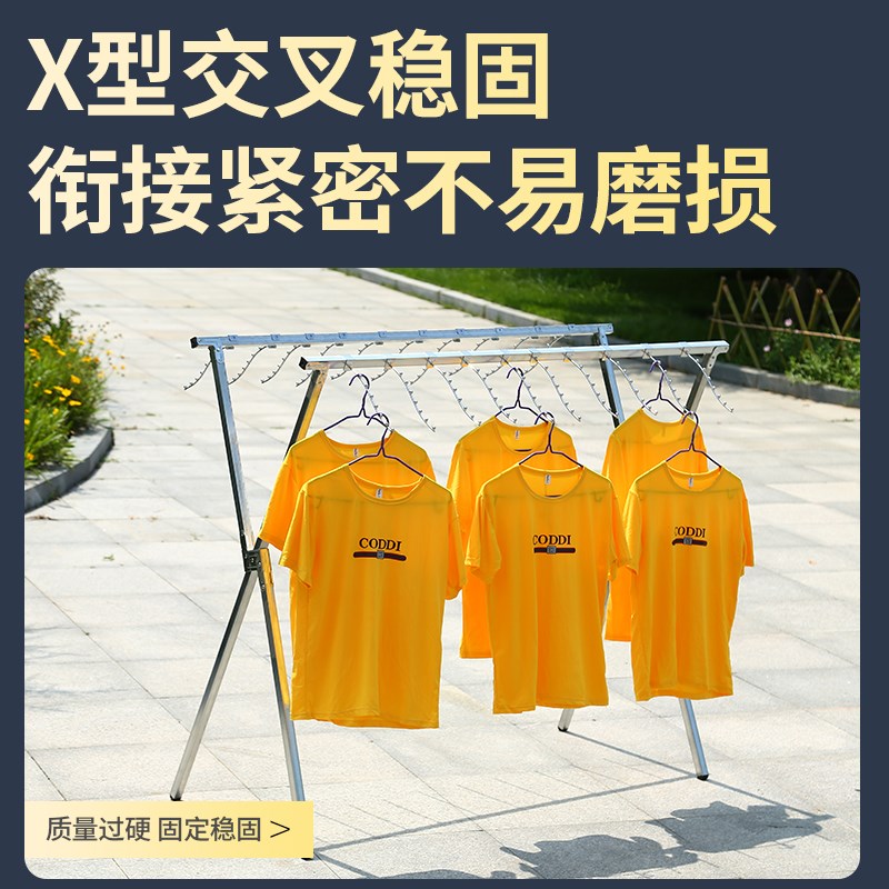 摆地摊衣服货架子加厚晾挂服装架子的展示架童装夜市折叠货架衣架