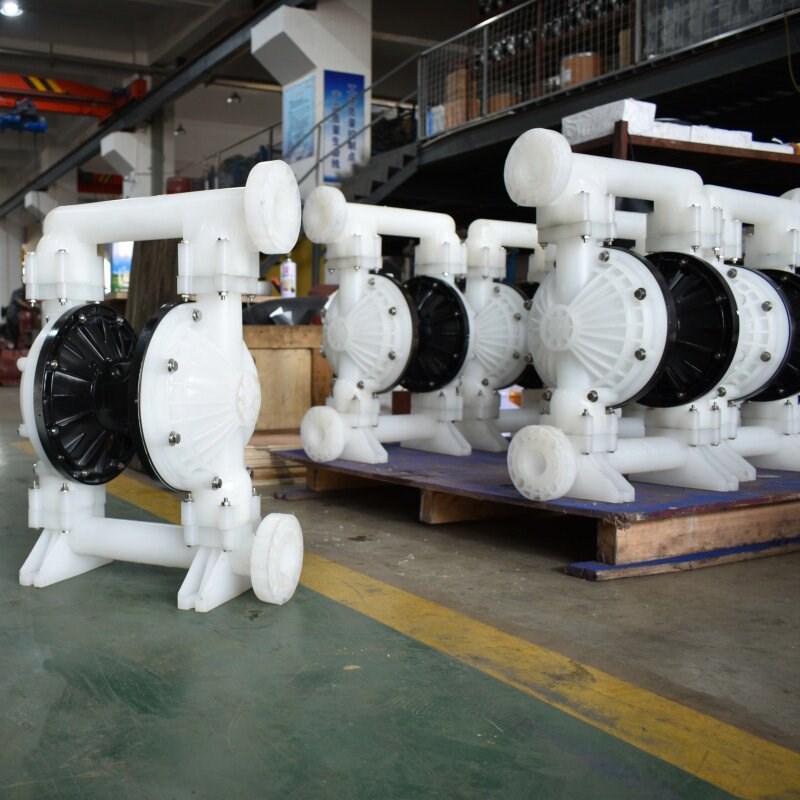 QBY/K50-100气动隔膜泵不锈钢铝合金铸铁四氟塑料PP耐腐蚀化工泵
