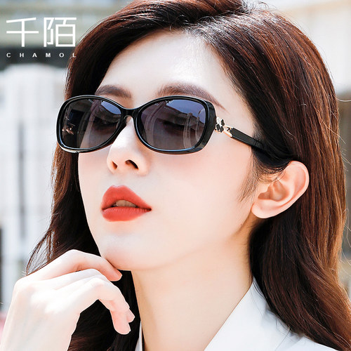 太阳镜女小脸款墨镜茶色优雅开车专用偏光眼镜2023年新款防紫外线