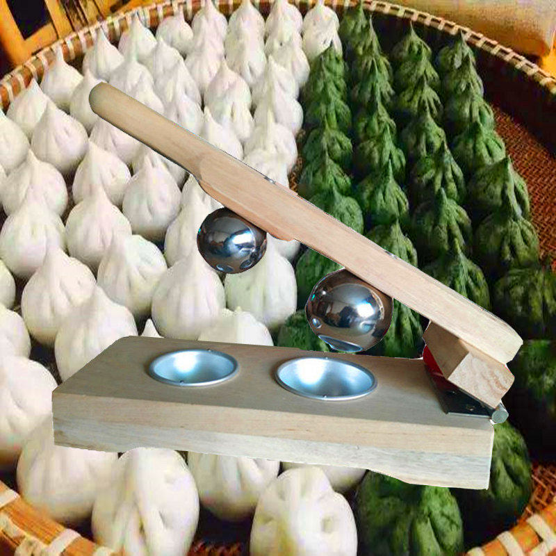 快压清明果实木包模具家用米粉艾粿青团糍粑印厨房包饺子皮器包邮