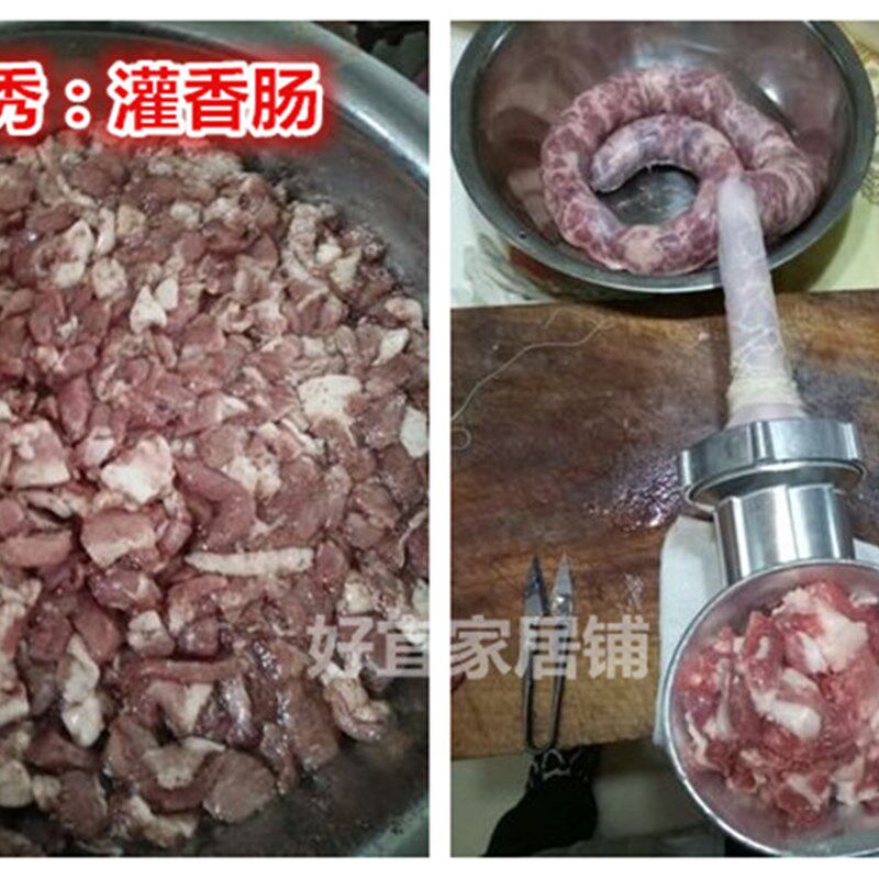 8号10号家用手动绞肉机 手摇铝合金绞辣椒酱机 搅肉 灌肠机 包邮
