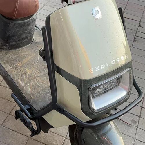 适用于博战EB电动车全车护杠改装防摔防撞保险杆碳钢加厚尾架