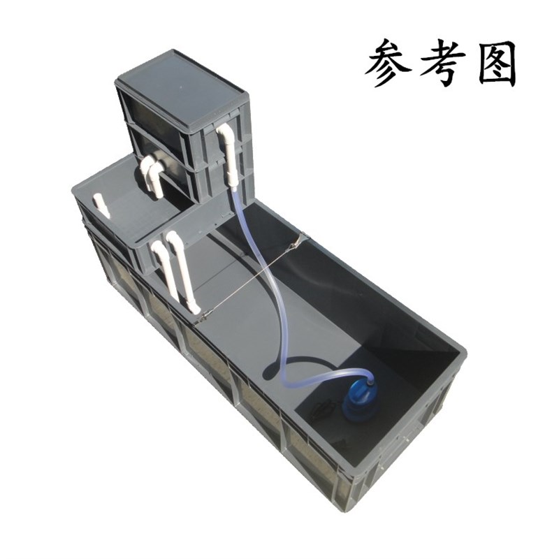 周转箱水循环增氧过滤鱼缸养龟箱养龟缸养殖箱家用龟池鱼池专用箱