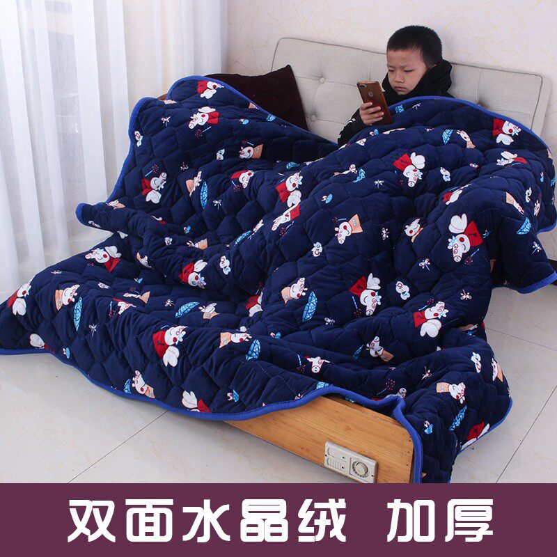 烤火被子烤火罩电烤炉罩火桶烤火箱被子水晶绒新款长方形家用加厚
