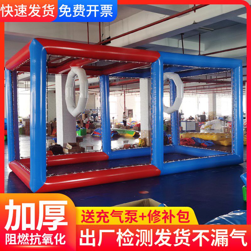 充气无人机足球场气模趣味运动会飞行训练表演游戏竞赛围栏框架网