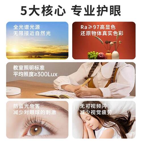 中山灯具全光谱led吸顶灯现代简约大气2026款全屋套餐组合客厅灯