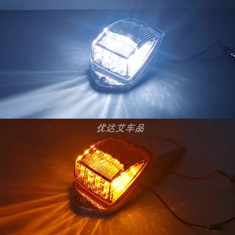 新款长27厘米LED货车CAB卡车12V边灯车顶灯琥珀电镀示宽灯改装饰