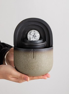流水摆件循环水小型不插电USB静音迷你办公室桌面书房茶台装饰品