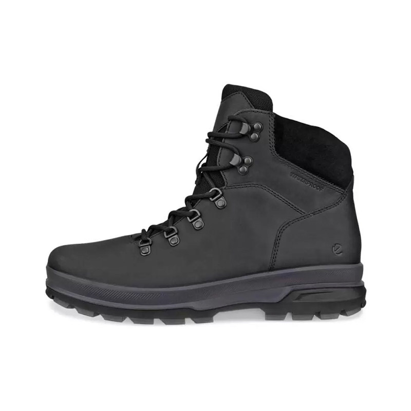 ECCO爱步男Rugged Track户外防水重装靴机能系带中帮马丁靴838184