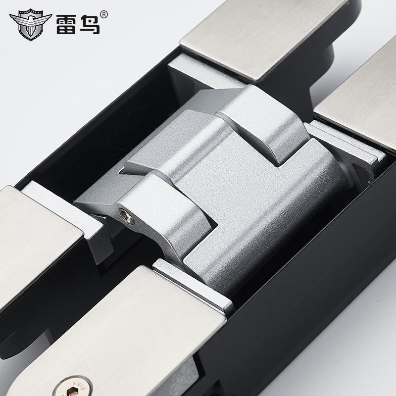 隐形门暗门合页隐藏式暗藏铰链三维可调节十字木门内外开折叠荷叶