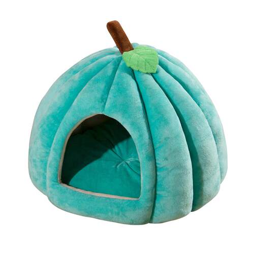 Lazy pets南瓜窝猫窝四季通用狗窝冬季保暖半封闭式睡床宠物用品
