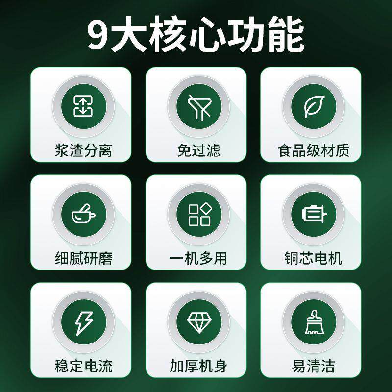 2025款豆浆机商用早餐店用豆腐机电动家用小型渣浆全自动磨浆机