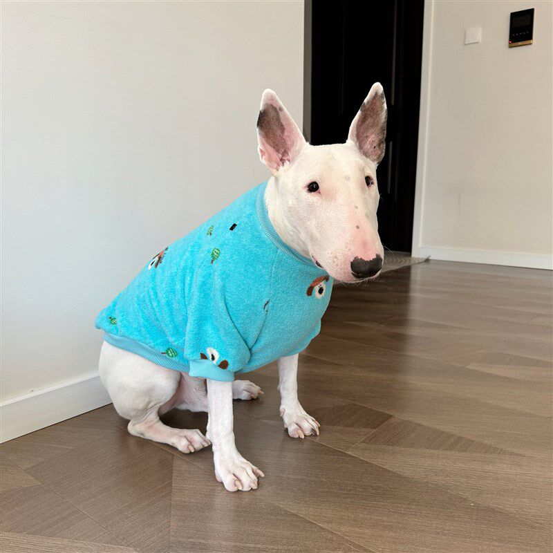 糯叽叽雪妮绒秋冬卫衣中大型犬宠物卫衣牛头梗拉布拉多法斗哈士齐