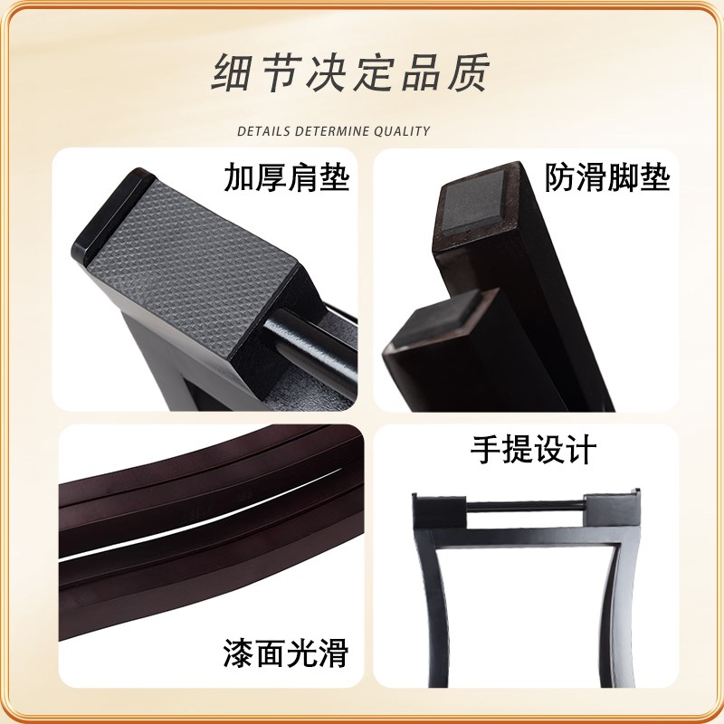 敦煌古筝专用支架实木加高防顶腿古筝架A架可折叠可携式古筝手提