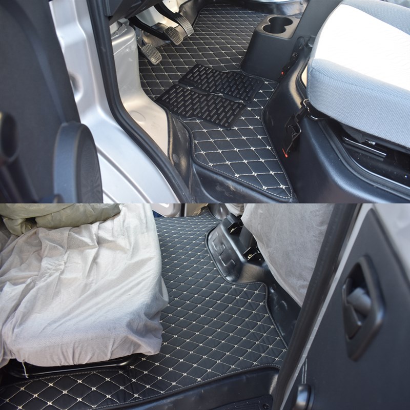 长安跨越王X1X3新豹T3T5专车专用单双排加厚耐磨专车专用防滑脚垫