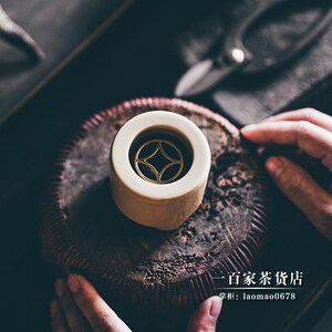 不二学古花器花小钱丨起香 花留为古币造型美观雅致小巧瓷花瓶