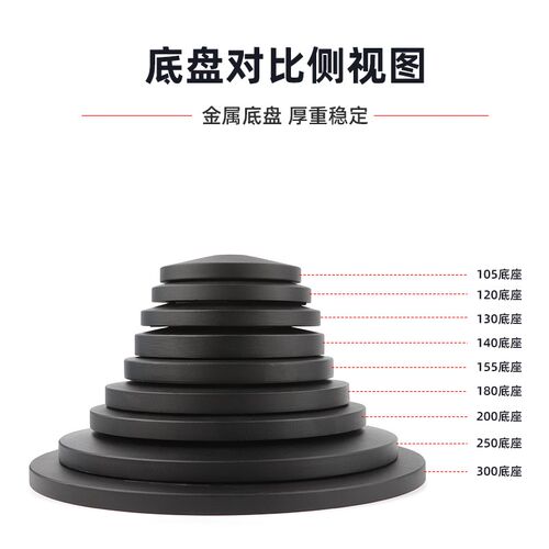 有线无线麦克风金属圆盘桌面话筒架台式会议直播舞台升降落地支架