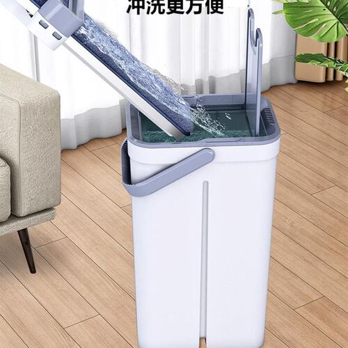 平板拖把水桶家用可排水塞长方形立竖式洗脱一体涮洗拖把拖布单桶