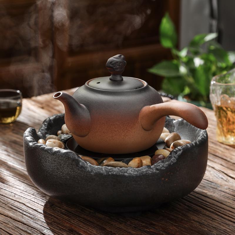 2026新款日式煮茶炉家用室内围炉煮茶器电陶炉专用烧水壶套装茶壶