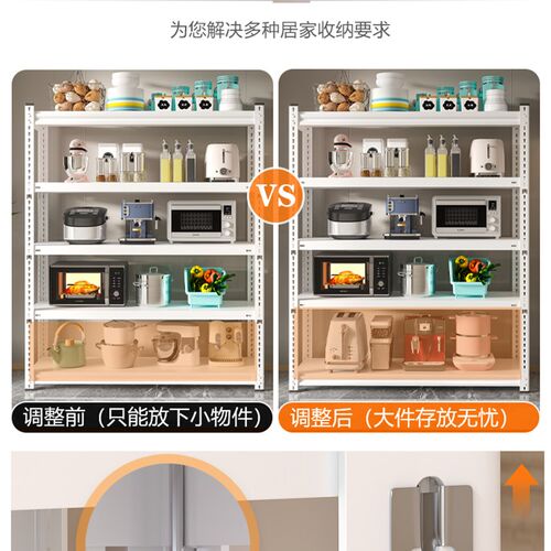 加厚货架多层置物架仓库家用地下室阳台超市展示收纳仓储物铁架子