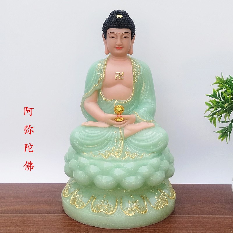翠玉佛祖三宝佛像阿弥陀佛像释迦牟尼佛像药师佛玉石如来佛祖像