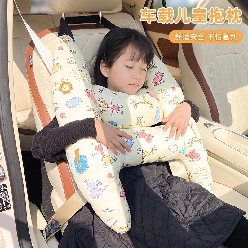 车载儿童卡通睡枕头枕舒适安全