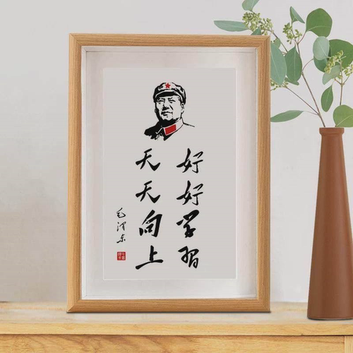 好好学习天天向上相框字画书
