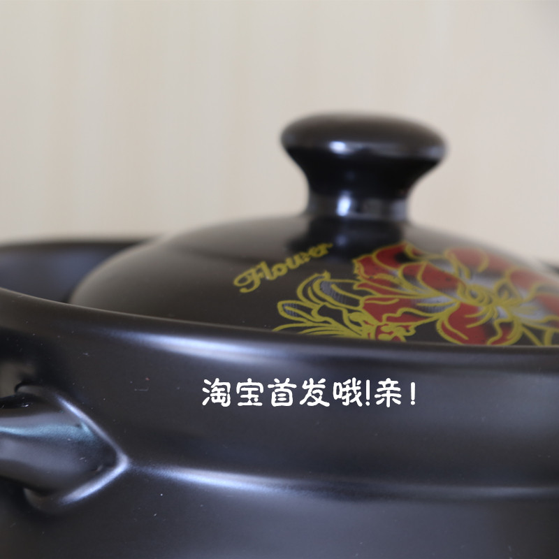 大号耐高温养生汤煲汤陶瓷煲砂锅炖锅炖煲沙锅石锅平底锅新款包邮