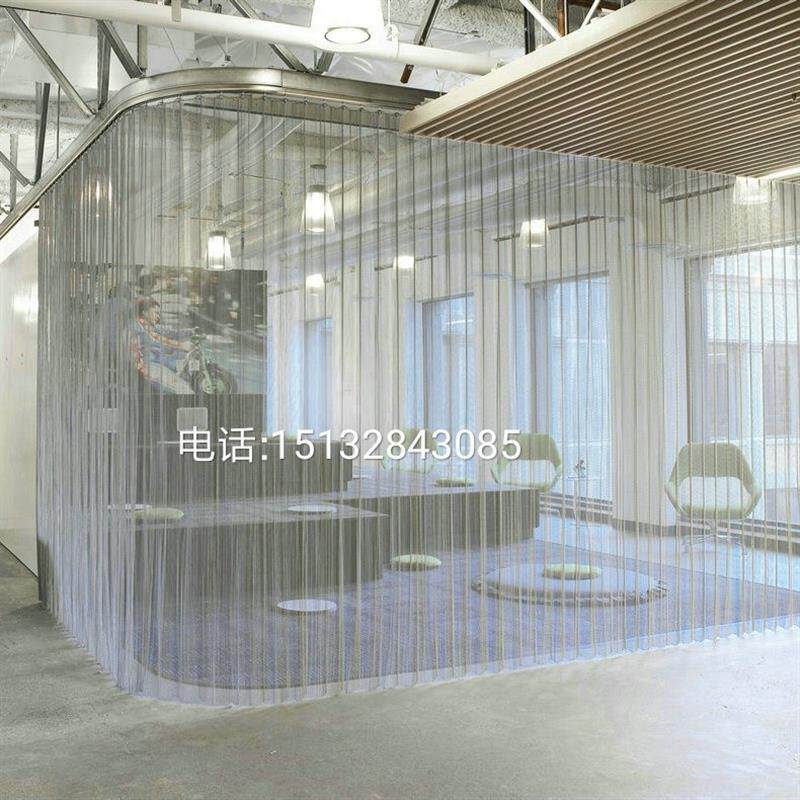 金属装饰网 幕墙 屏风 隔断 窗帘等酒店酒吧工作室装饰设计网帘