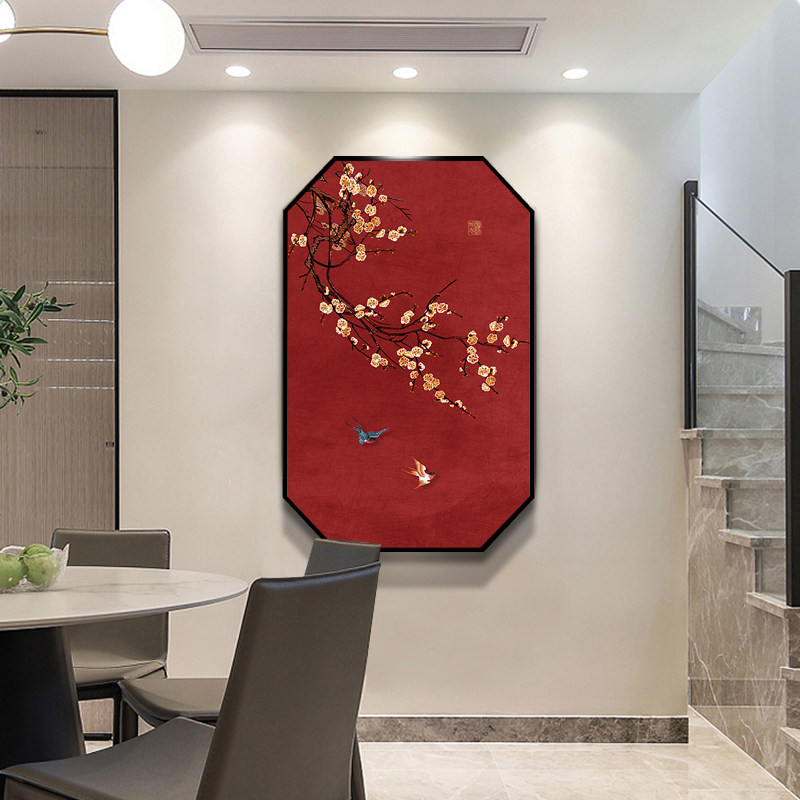 中国风装饰画饭店火锅店墙面壁画餐厅新中式挂画国潮玄关包厢墙画