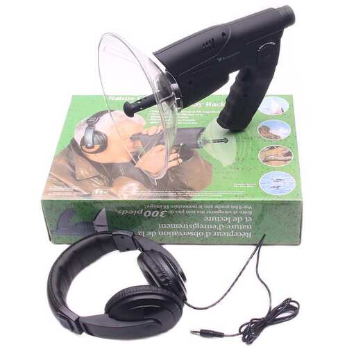 拾音器户外野生动物声音收集器听鸟器单筒望远镜8倍观鸟仪集音器