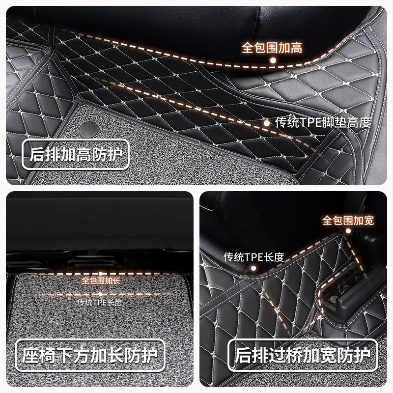 汽车脚垫夏利n7n3n5a十专用一汽r9森雅r7天津威志v2骏派d60全包围