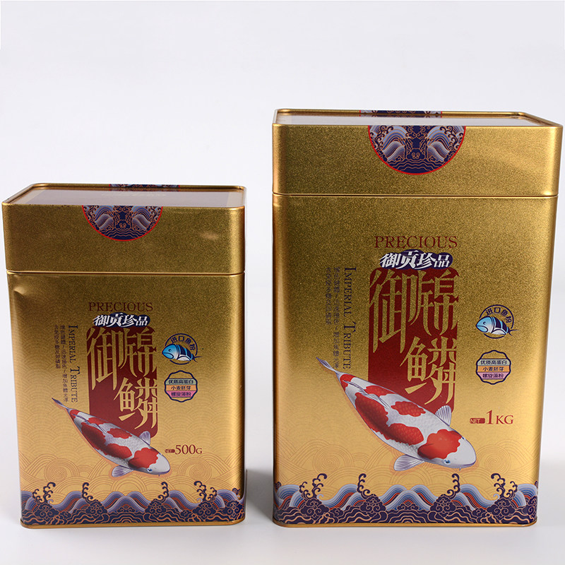 御锦鳞 锦鲤鱼饲料 观赏鱼食金鱼颗粒饲料螺旋藻增色锦鲤鱼粮