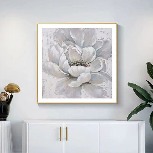 美式花卉轻奢客厅装饰画沙发背景墙挂画餐厅主卧房间卧室床头壁画