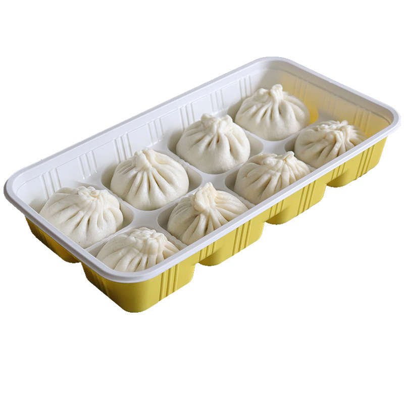 一次性包子外卖打包盒商用装小笼包盒子早餐微波炉蒸速冻大包子盒