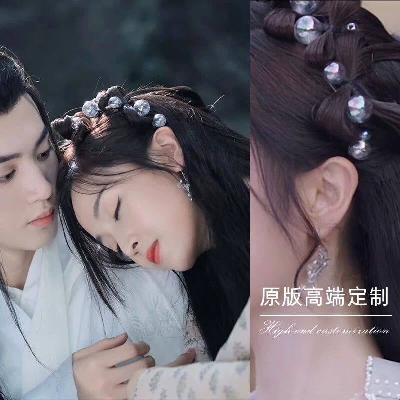 郎君不如意吴宣仪齐葩同款泡泡发夹可爱少女仙气圆球肥皂泡发饰夹