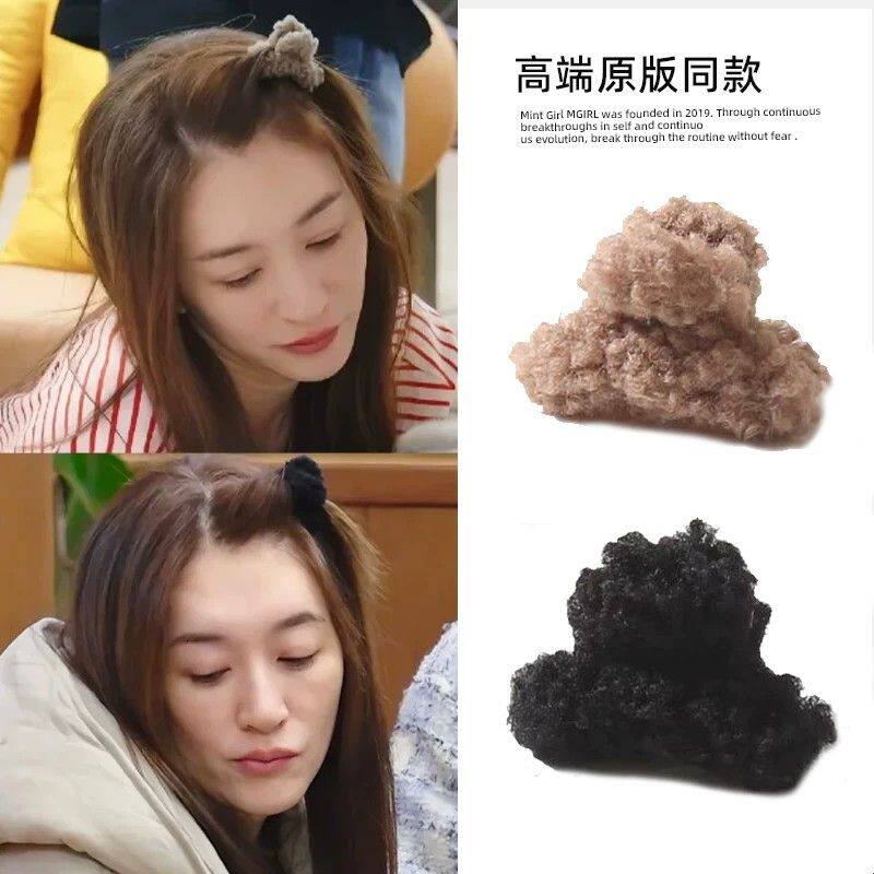 李小冉同款毛绒小号抓夹可爱韩系少女心小夹子鲨鱼夹头饰2025新款