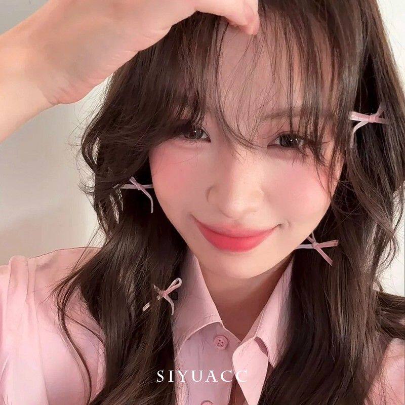 可爱粉色蝴蝶结小发夹女2026新款芭蕾风甜美发卡侧边夹发饰头饰女