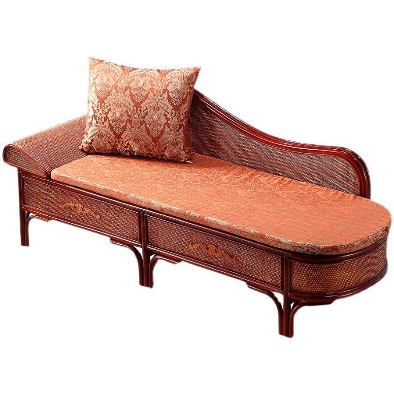 天然真藤贵妃椅床藤椅休闲椅藤沙发躺椅睡床美人塌懒人简约藤编