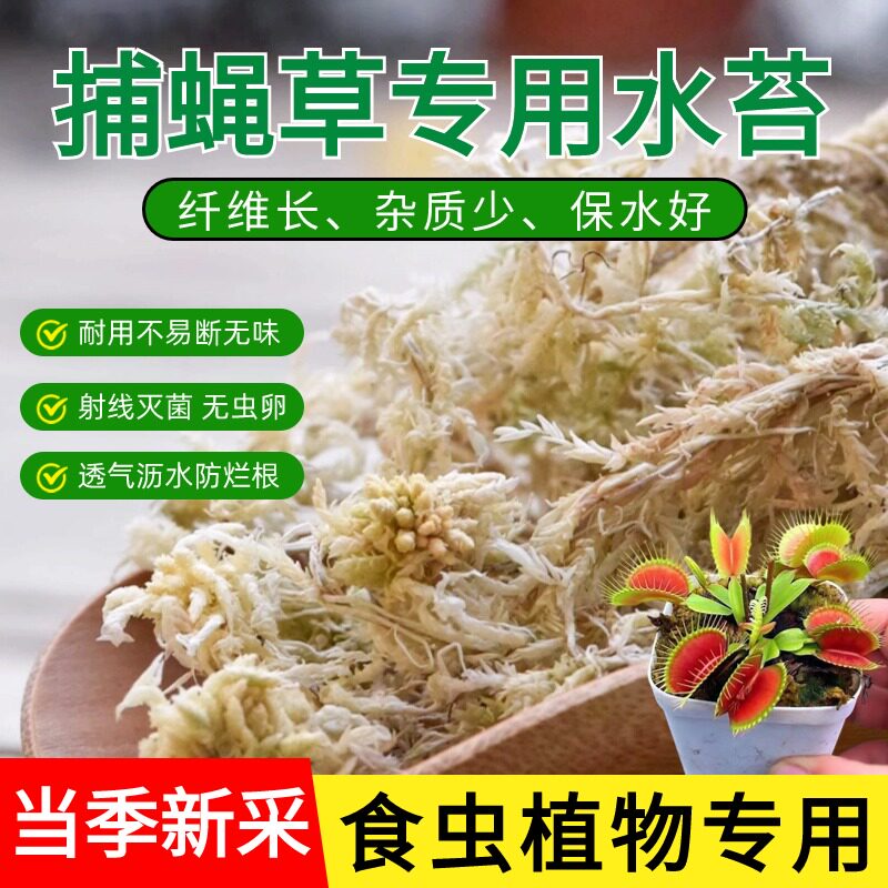 食虫植物专用土种植营养土捕蝇草猪笼草食人花茅膏菜驱蚊草青水苔