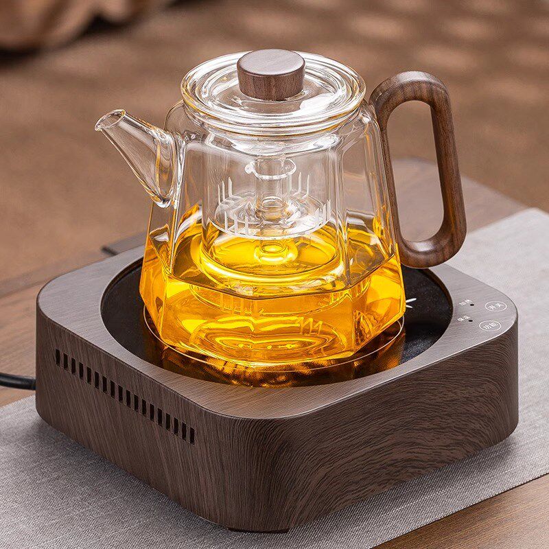 高硼硅玻璃新款煮茶器茶具煮茶壶家用电陶炉小型养生冲泡茶器底座