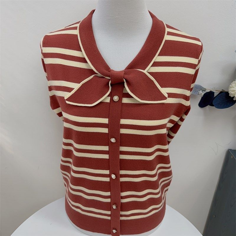 妈妈春装气质打底衫条纹上衣中年女装内搭薄款中老年春秋季打底衫