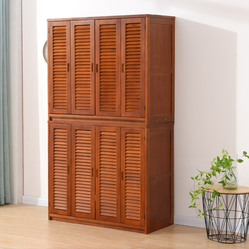 柜子实木大容量棉被柜家用卧室储物柜多功能阳台收纳柜大型被子柜