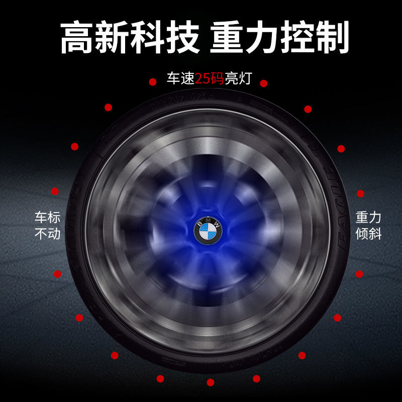 奔驰专用磁悬浮轮毂灯GLC GLB V260GLE GLS C200氛围灯车标轮毂盖