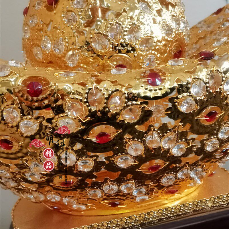镇店/宅 工艺装饰摆件 开业庆典招财进宝礼品 前台金元宝水晶台灯