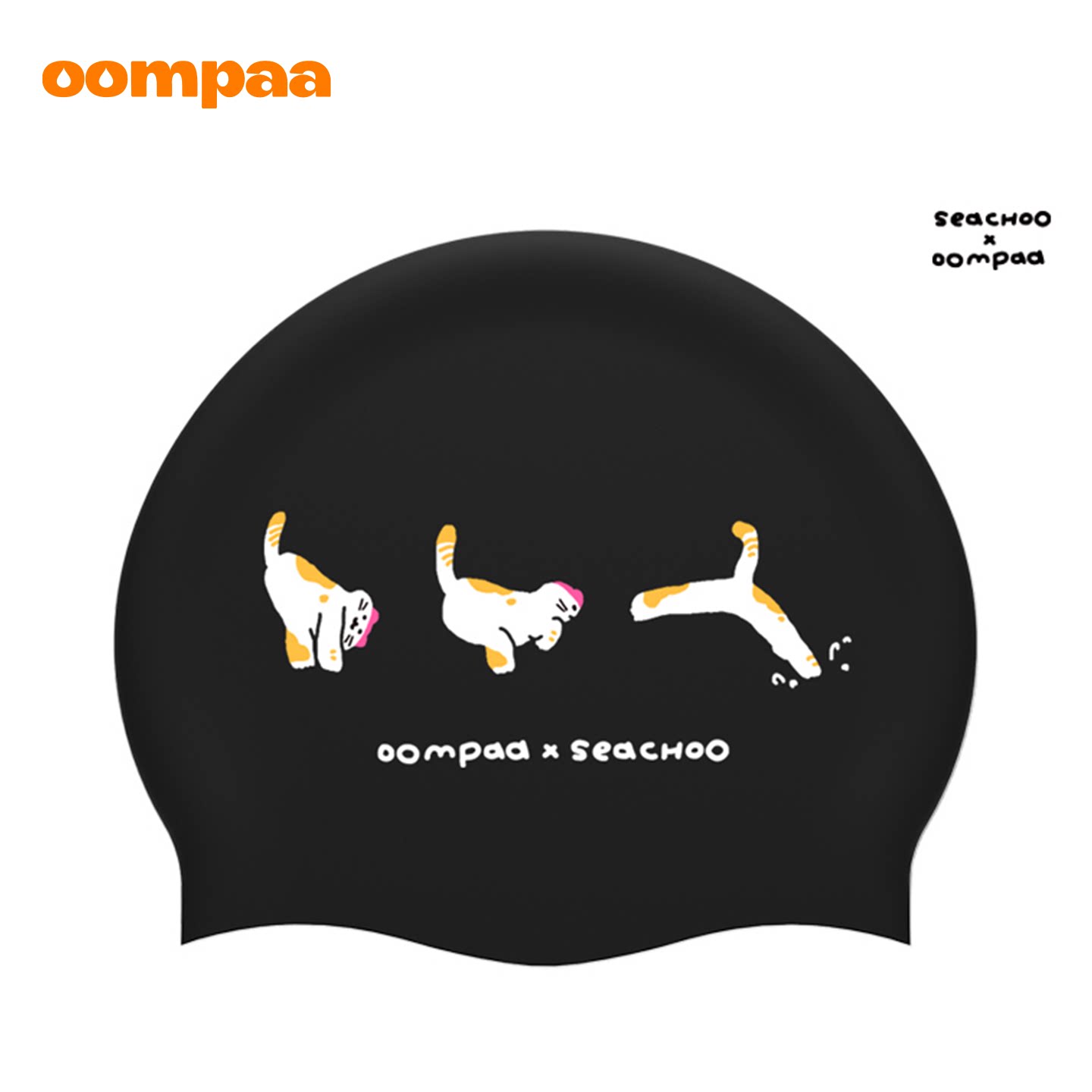 OOMPAA防水硅胶泳帽专业竞速男女图片