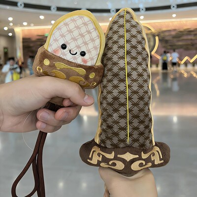 越王勾践剑毛绒可爱玩偶湖北博物馆创意抱枕儿童游戏大胖宝剑挂件