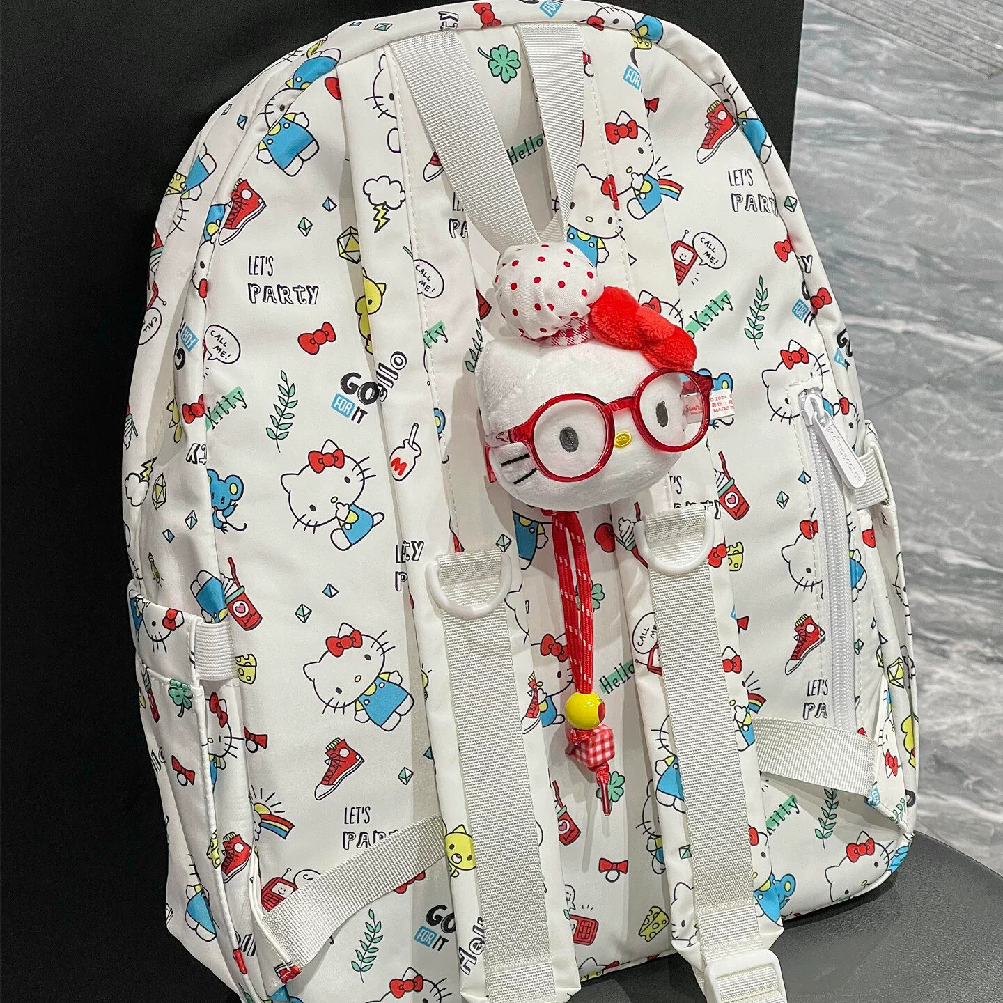 hellokitty双肩包女高颜值可爱初高中生大学生大容量背包上学书包