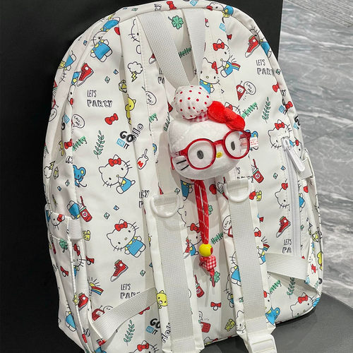 hellokitty双肩包女高颜值可爱初高中生大学生大容量背包上学书包