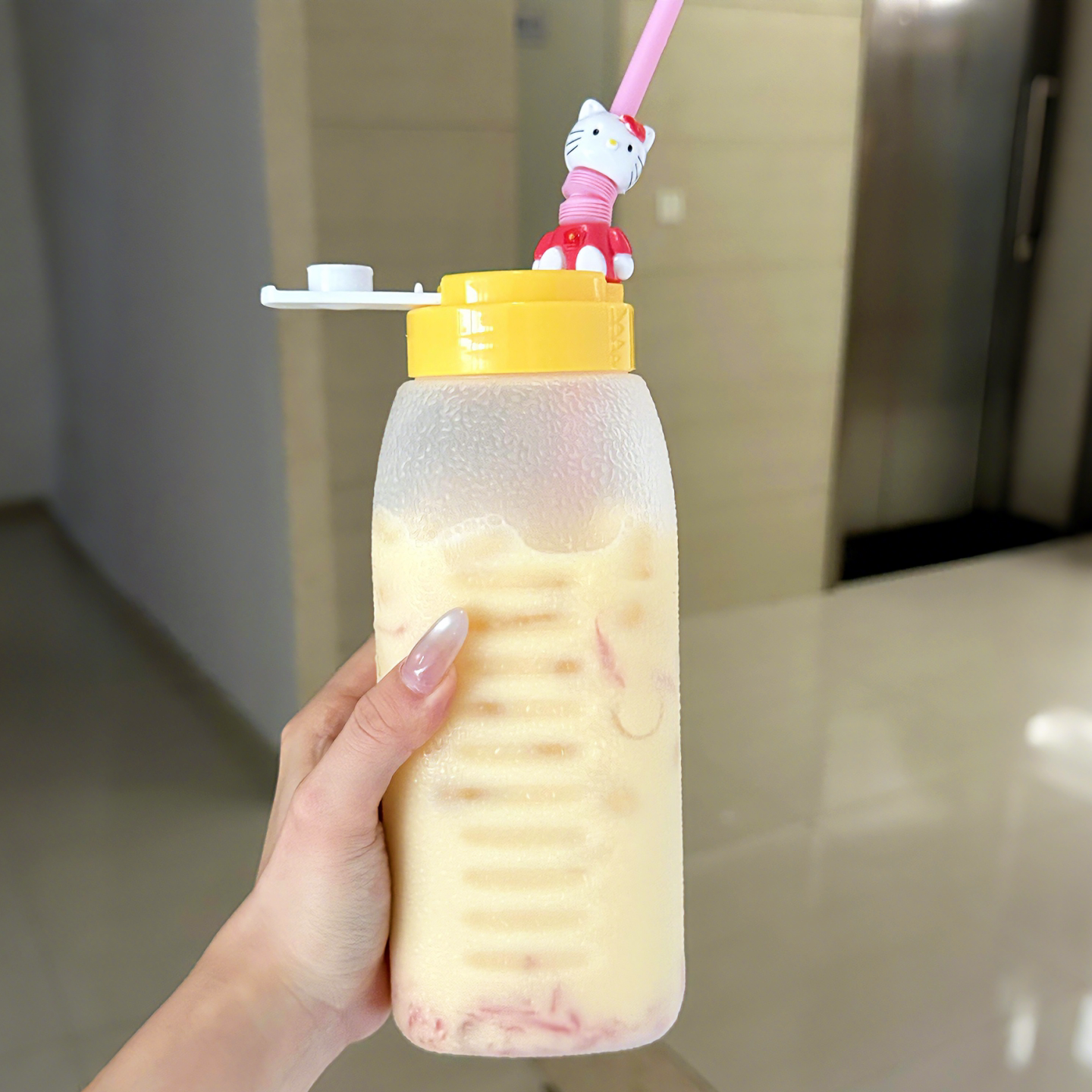 多巴胺夏日吨吨杯冷萃杯高颜值大容量果茶冷泡茶随手杯咖啡奶茶杯